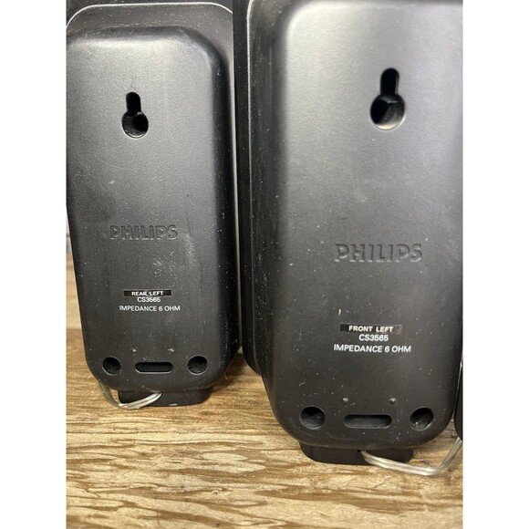 Philips 5 Speaker CS-3565 Surround Sound Home Audio System With Port - Picture 4 of 6